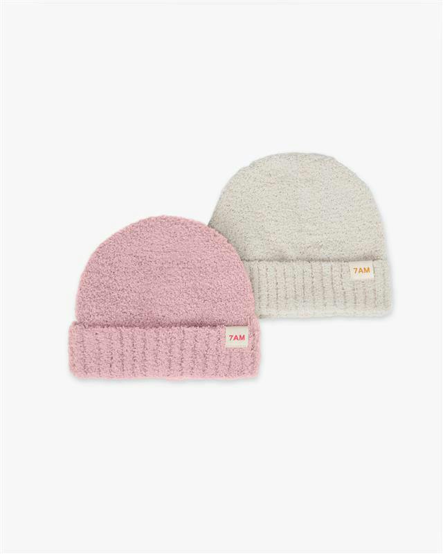 Set of Two Beanies • Fuzzy