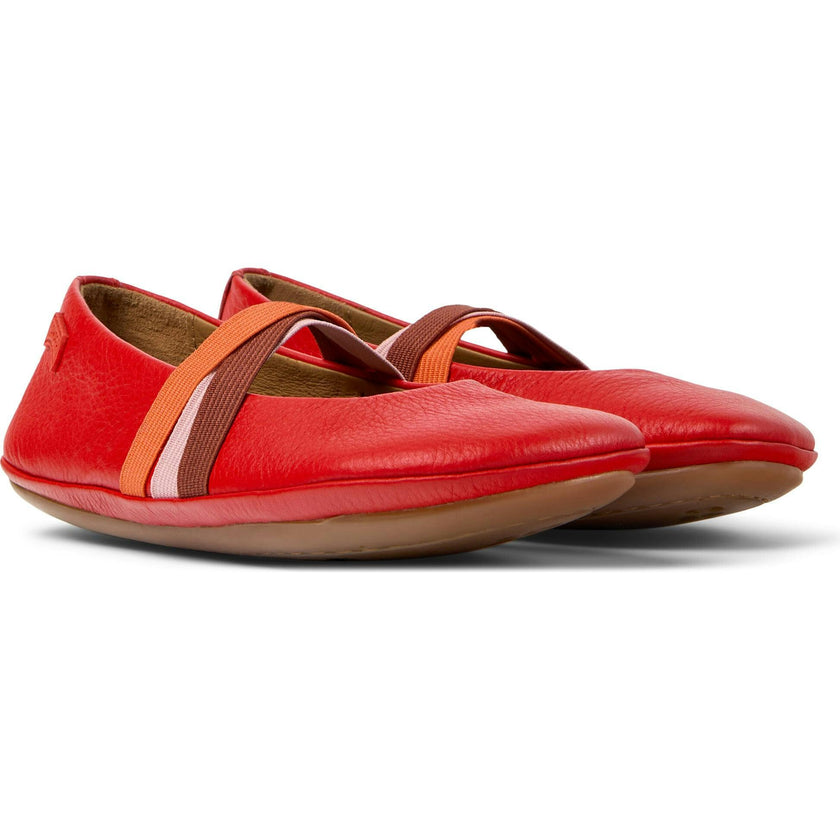 Kids Right Ballerina Flats, Red