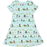 PAW Patrol: Easter Bamboo Girls' Short Sleeve Dress