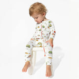 Fall Vibes Bamboo Convertible Footie
