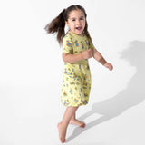 Teddy Picnic Girls' Short Sleeve Dress