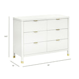 Namesake Brimsley Tambour 6-Drawer Assembled Dresser (46")