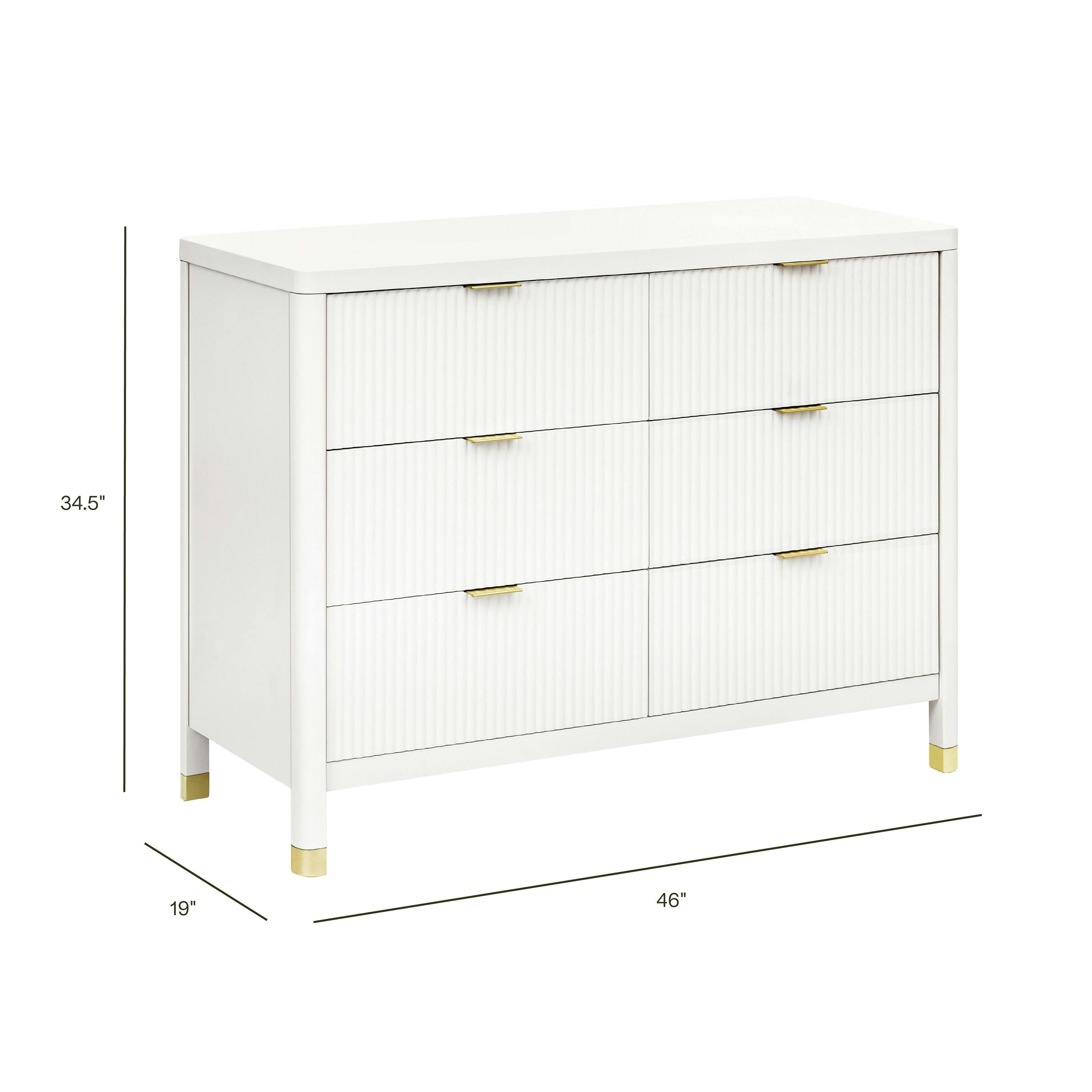 Namesake Brimsley Tambour 6-Drawer Assembled Dresser (46