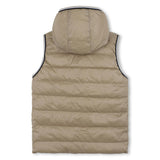 Beige Reversible Puffer Jacket