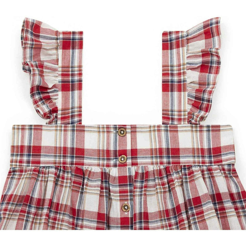 BONTON Elisa Plaid Swing Top