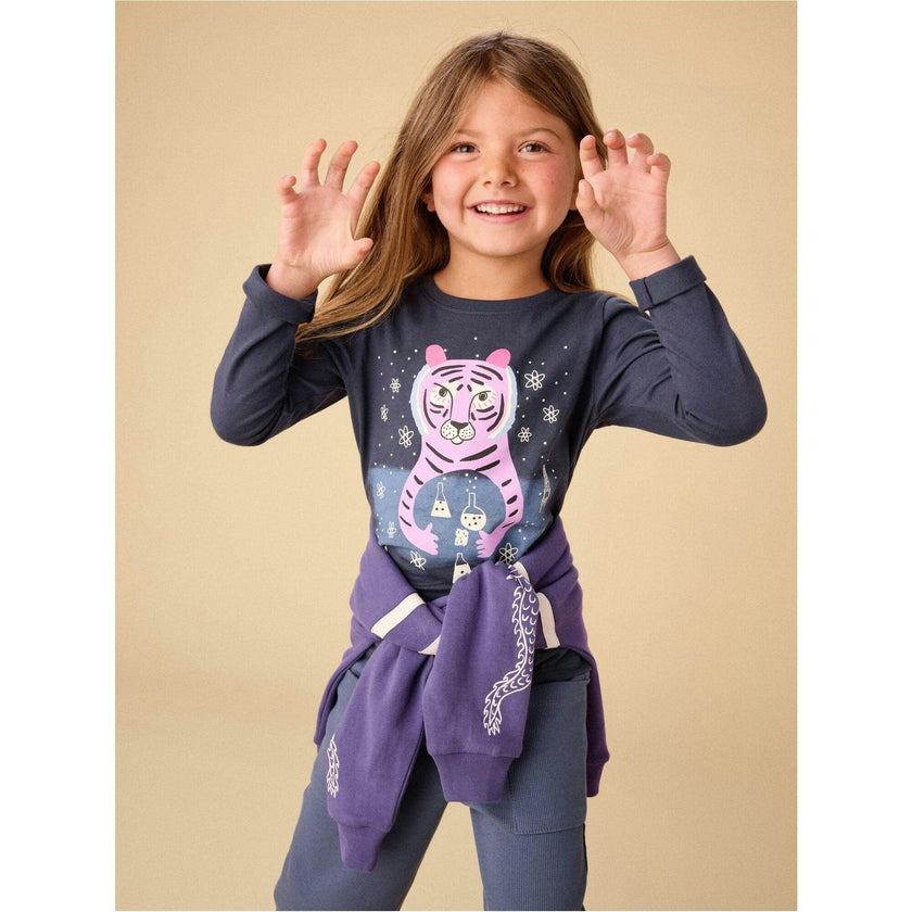 Marie Curie Glow Graphic Tee, Blue