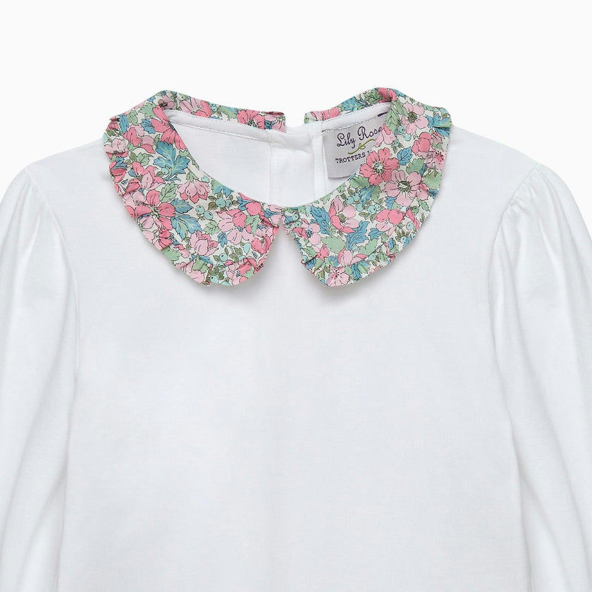 Dahlia Pie Crust Collar Top