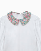 Dahlia Pie Crust Collar Top