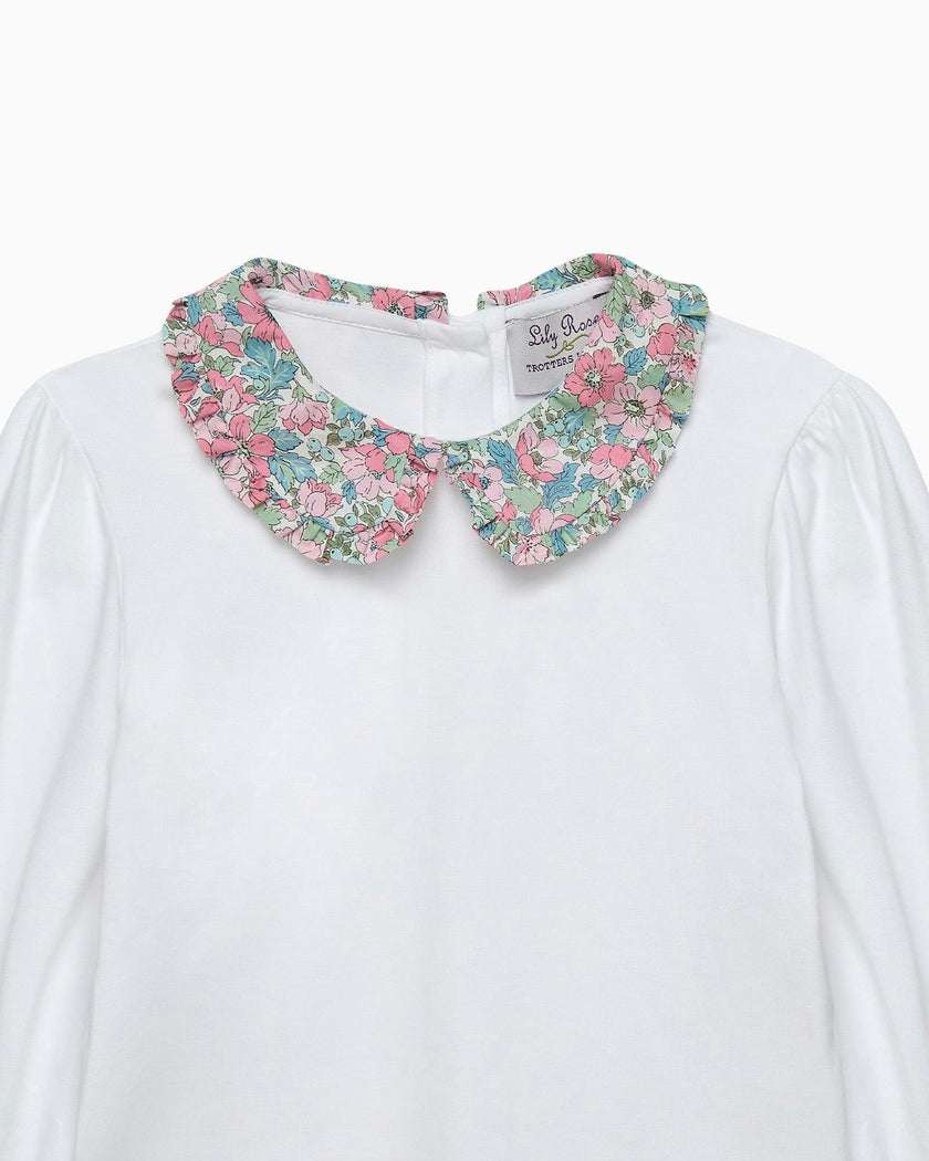 Dahlia Pie Crust Collar Top