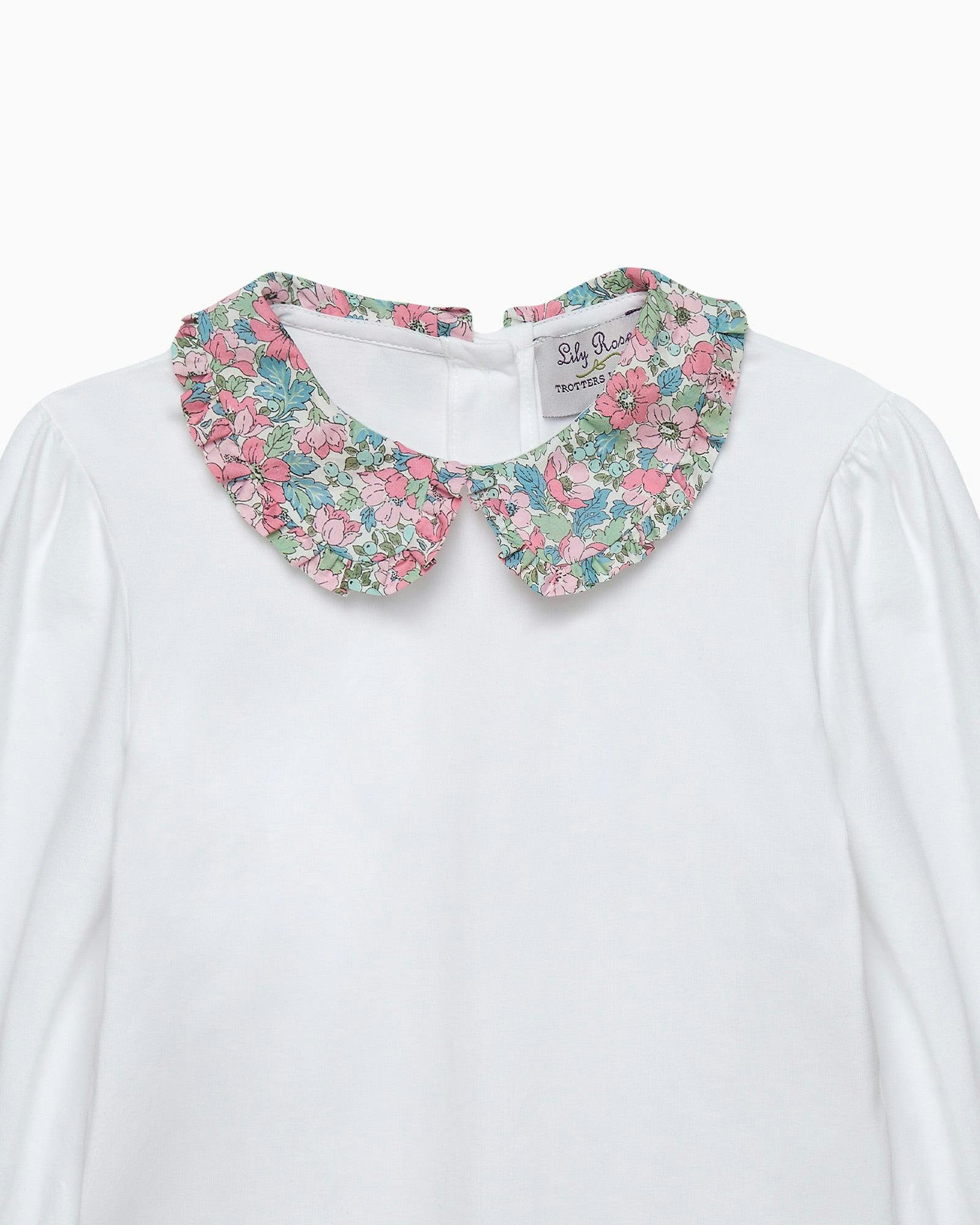 Dahlia Pie Crust Collar Top