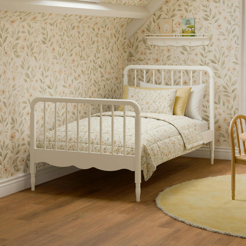 Liberty Spindle Twin Bed in Warm White
