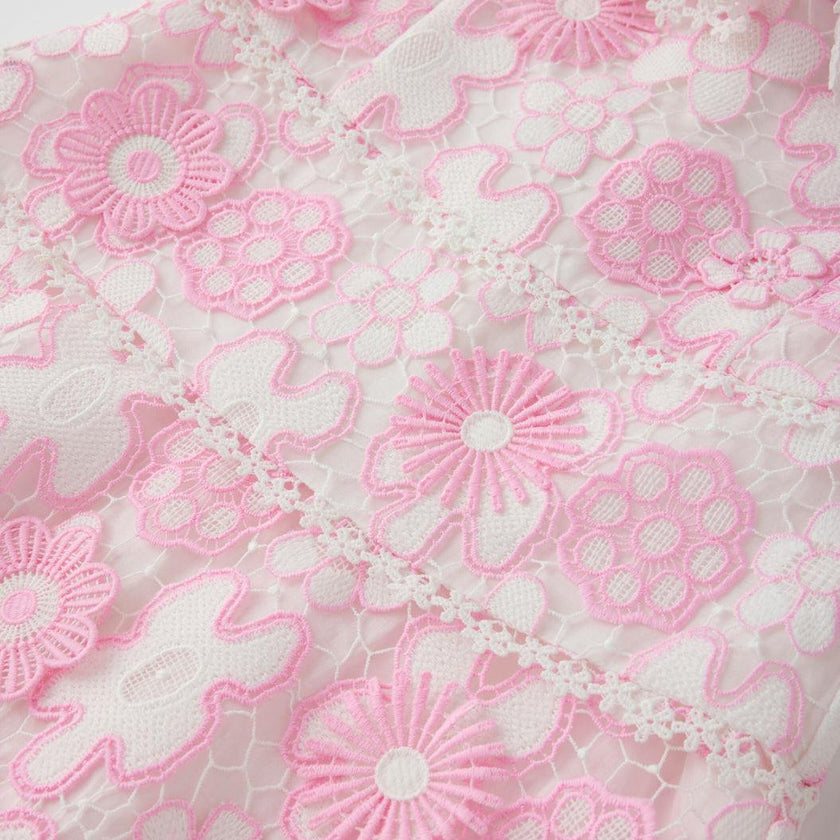 Haley Embroidered Mini Dress