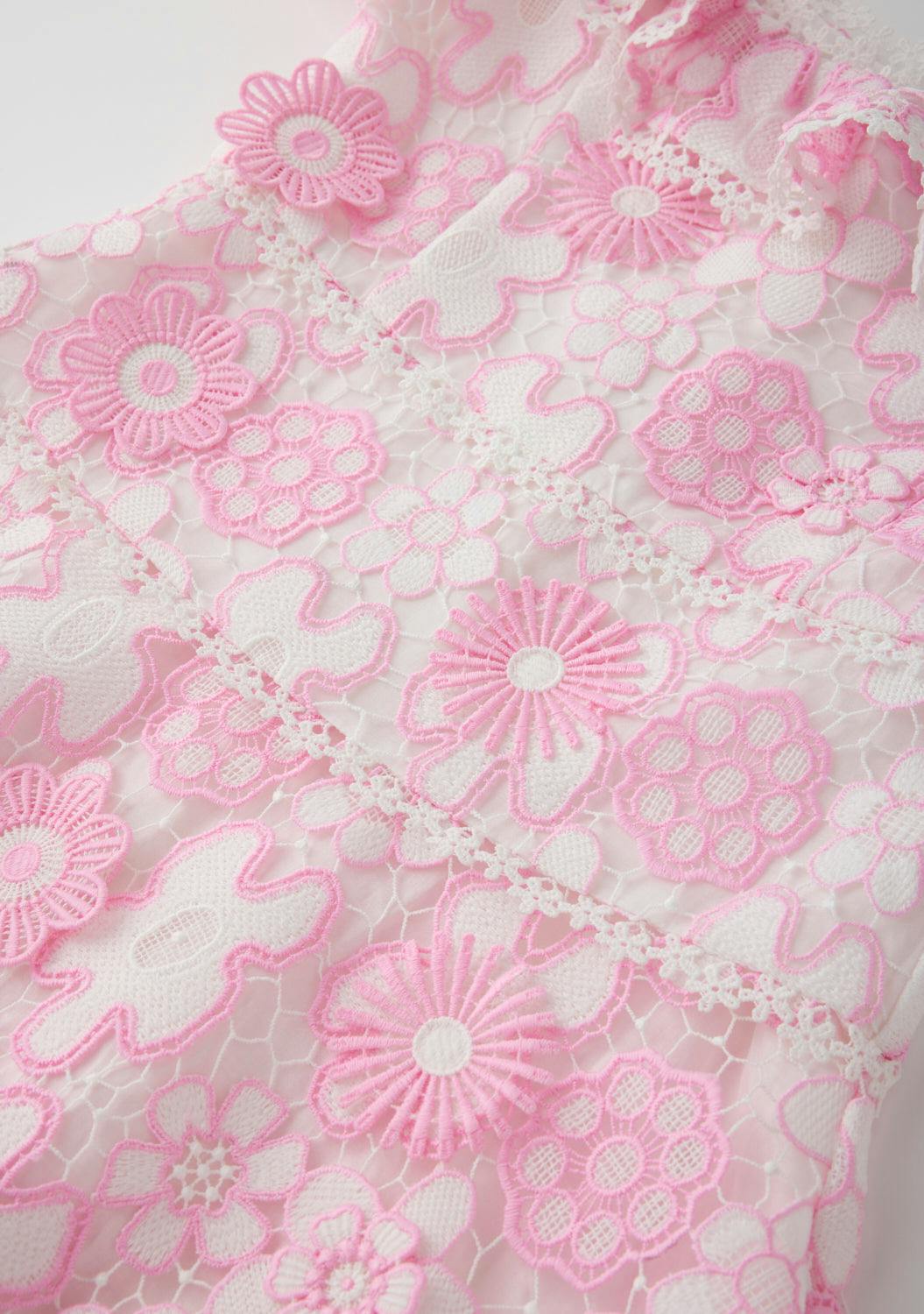 Haley Embroidered Mini Dress