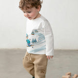 Beige Interactive Animal Sweatpants