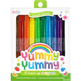 Yummy Yummy Scented Twist-Up Crayons - Set of 10