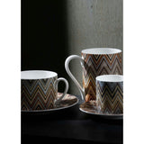 Mug Cup Zig Zag In Luxury Box Jarris 148 Diam. 3"