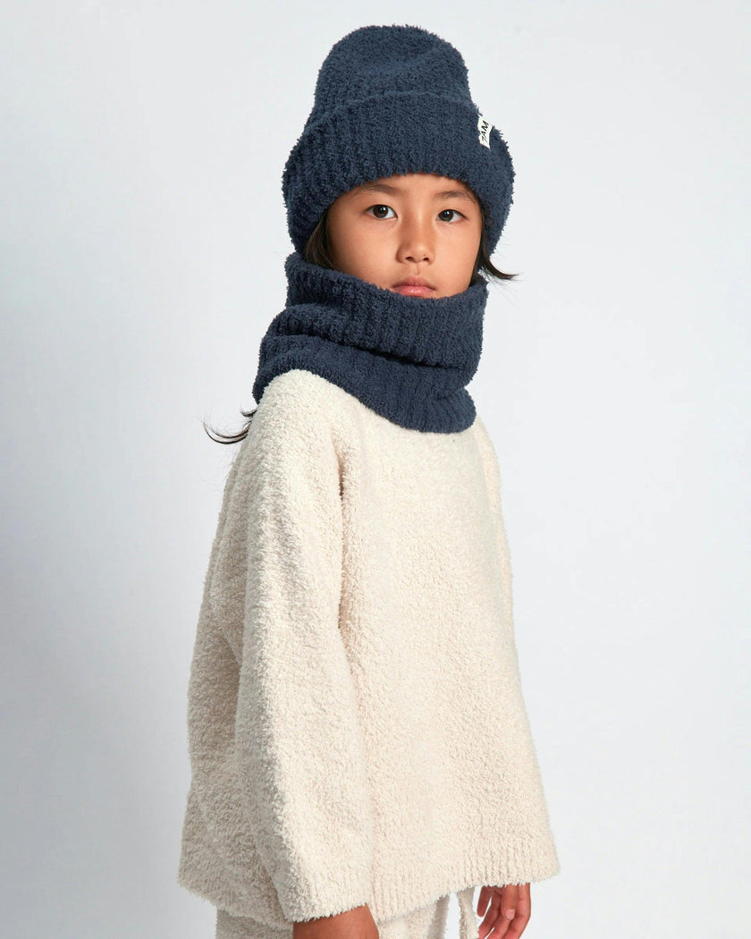 Ribbed Beanie • Fuzzy