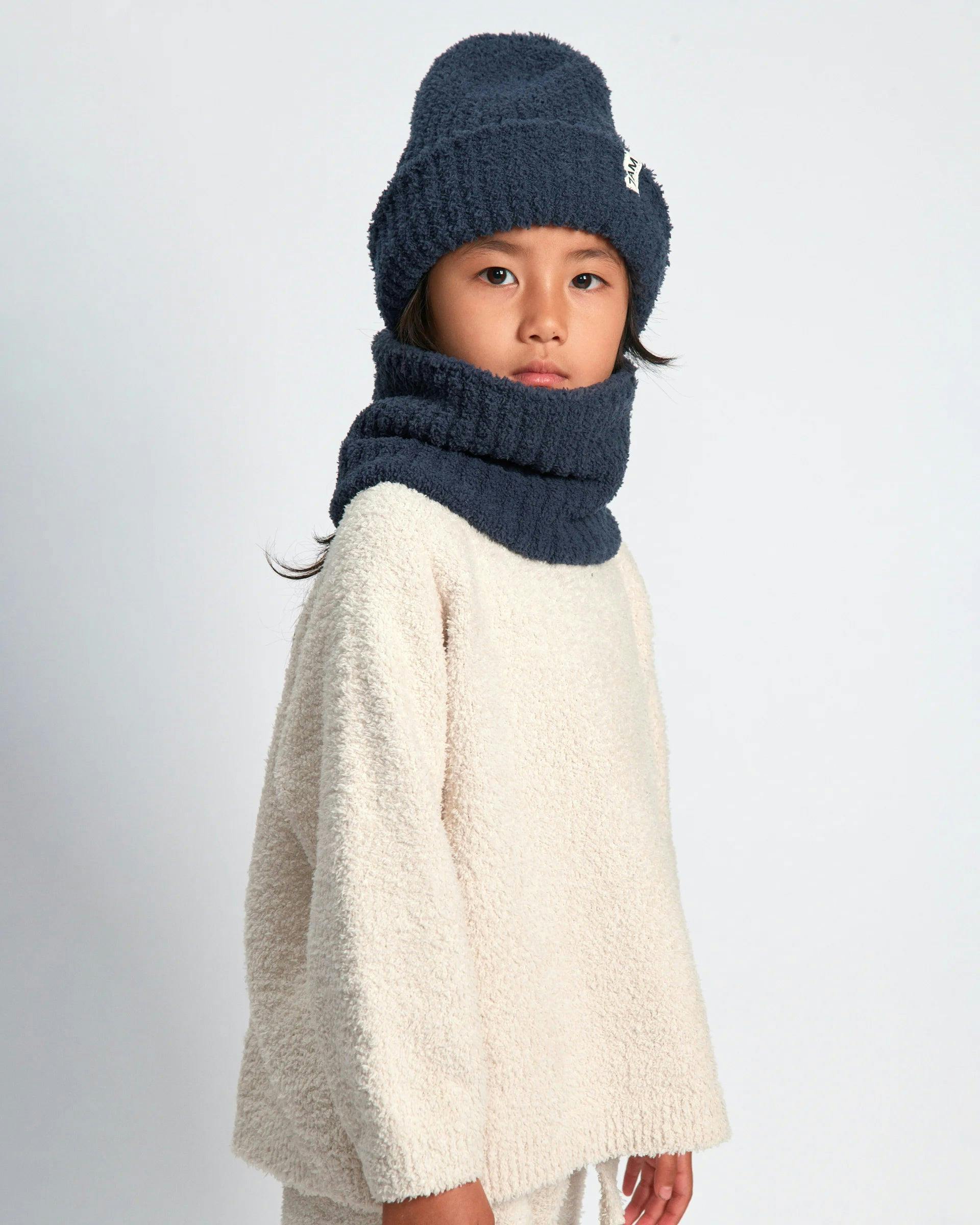 Ribbed Beanie • Fuzzy