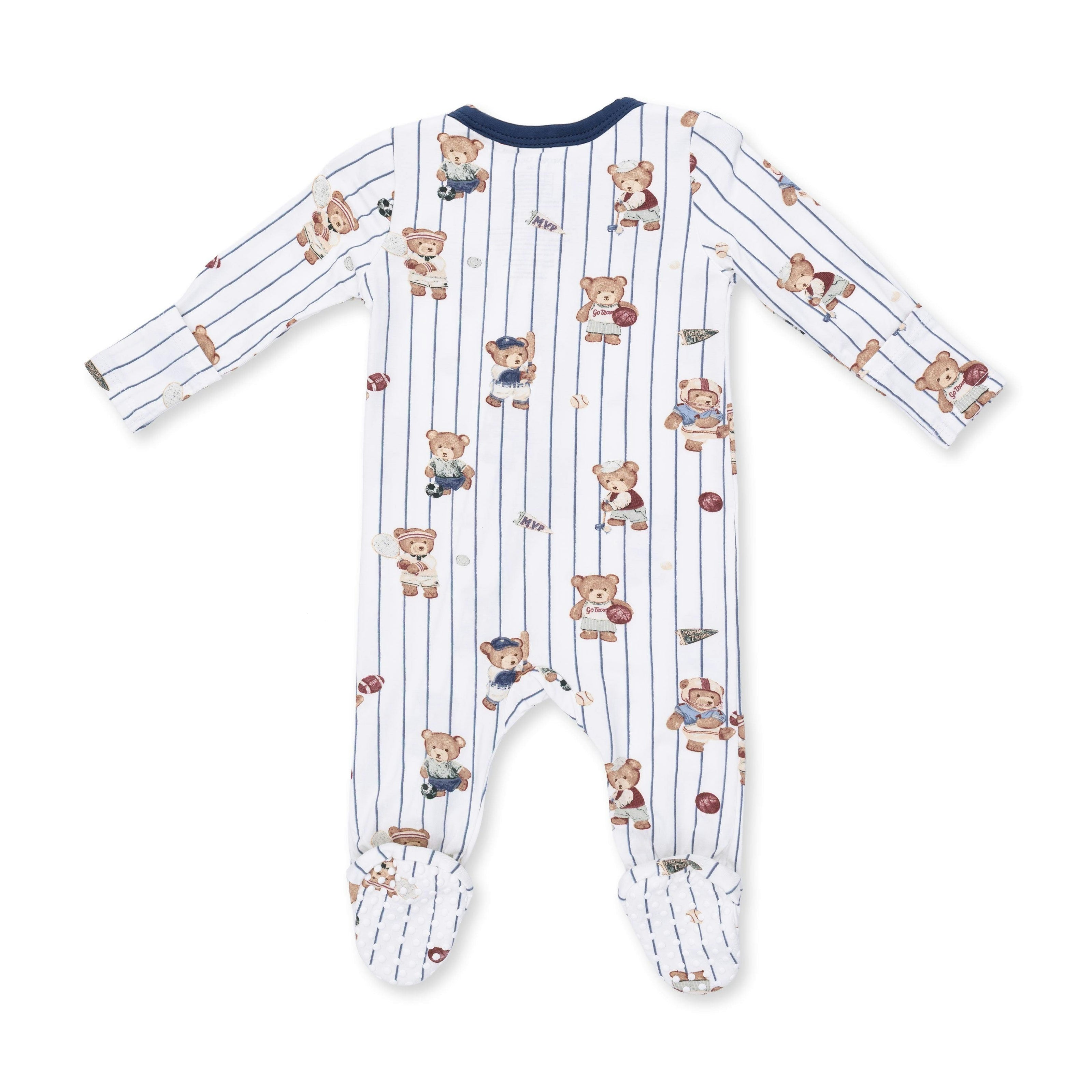 Mixed Sports Bears - 2 Way Zipper Footie