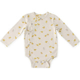 The Littles Long Sleeve Kimono One-Piece, Yellow