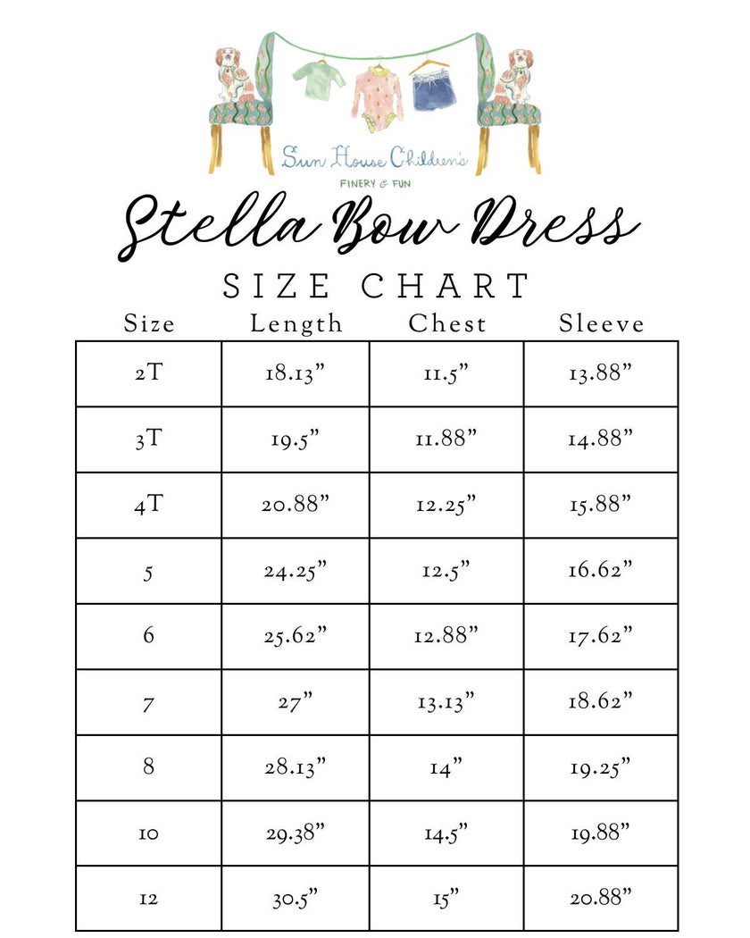 Stella Bow Dress in Marta Plaid