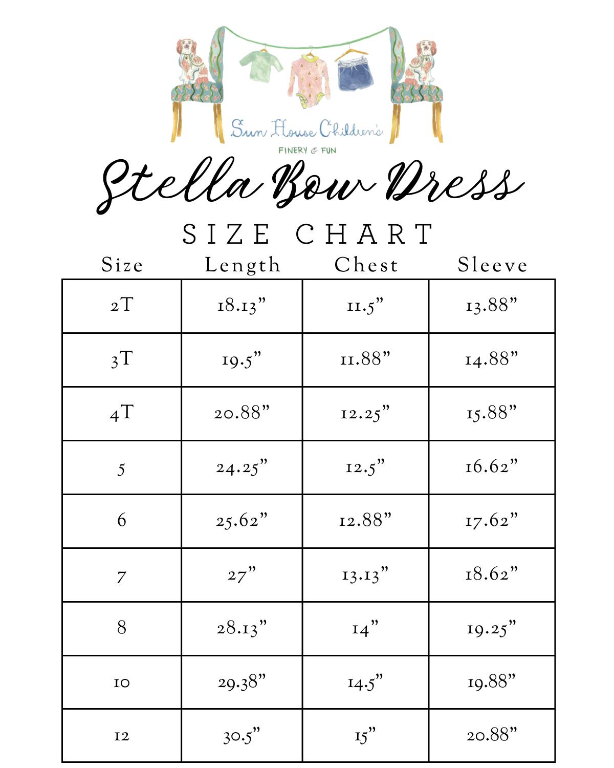 Stella Bow Dress in Marta Plaid