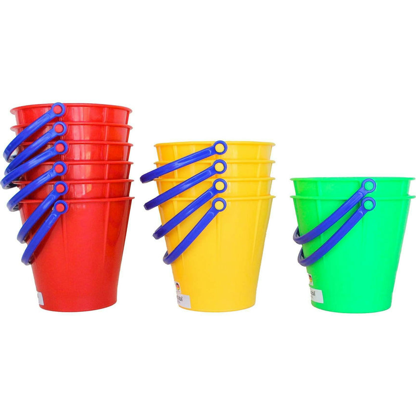 Large Sand Pail 12 Pack (6 red