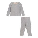 Leopard Print 2Pc Set Beige/Blue
