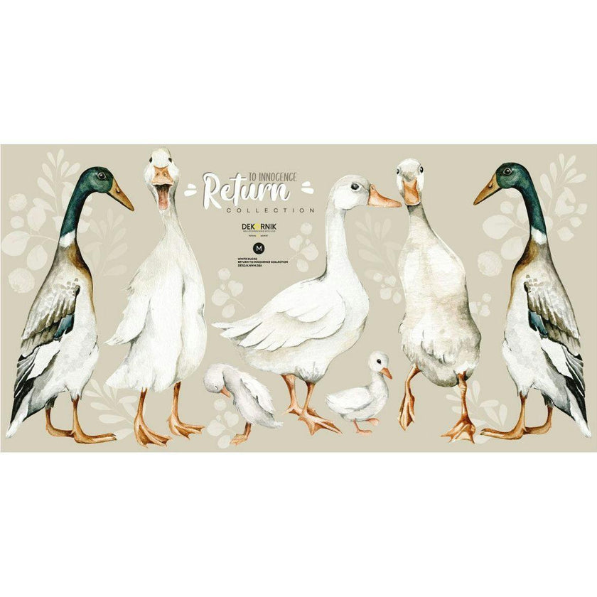 White Ducks Return To Innocence Wall Decal Set