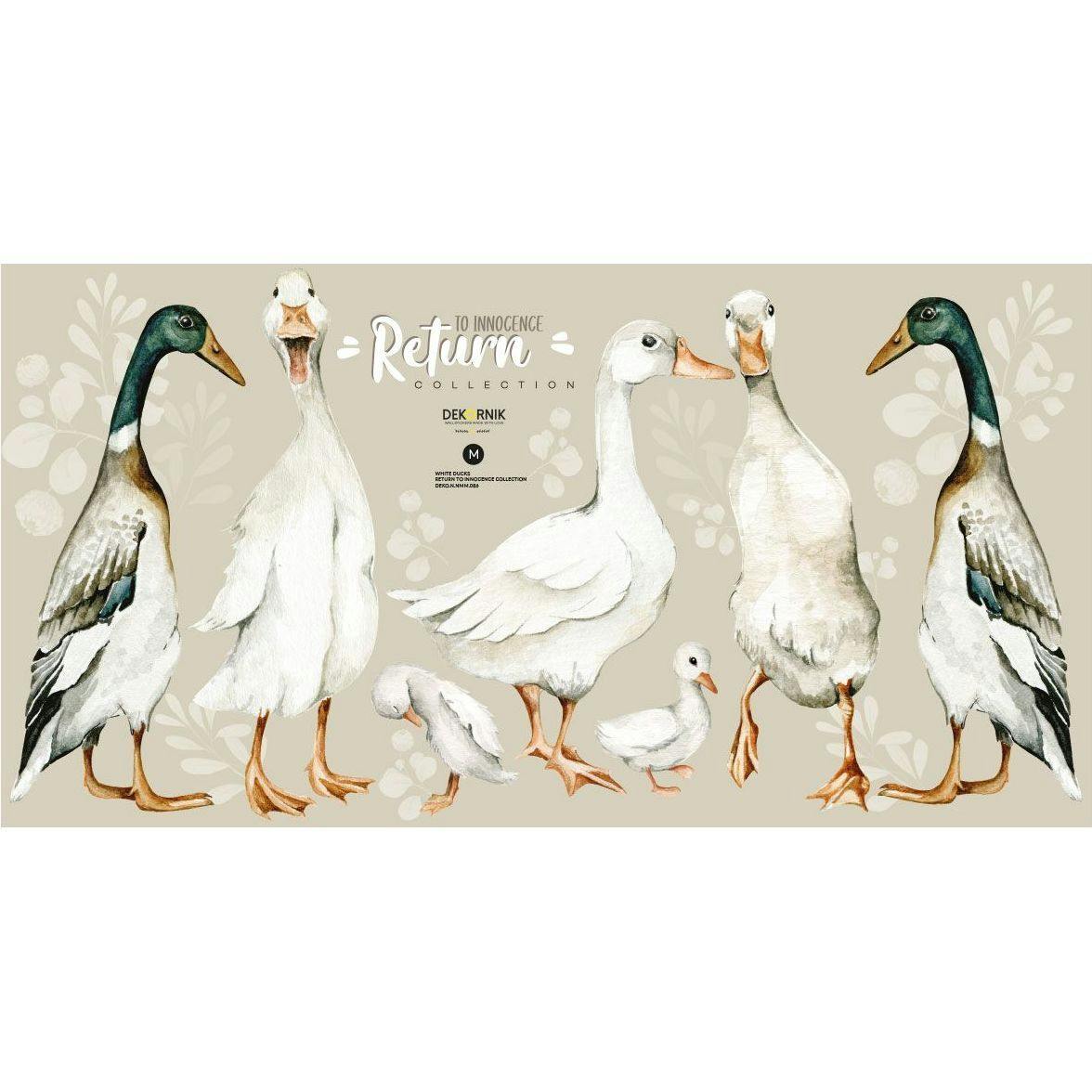 White Ducks Return To Innocence Wall Decal Set