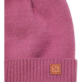 Kids Knit Winter Hat with Faux Fur Pom