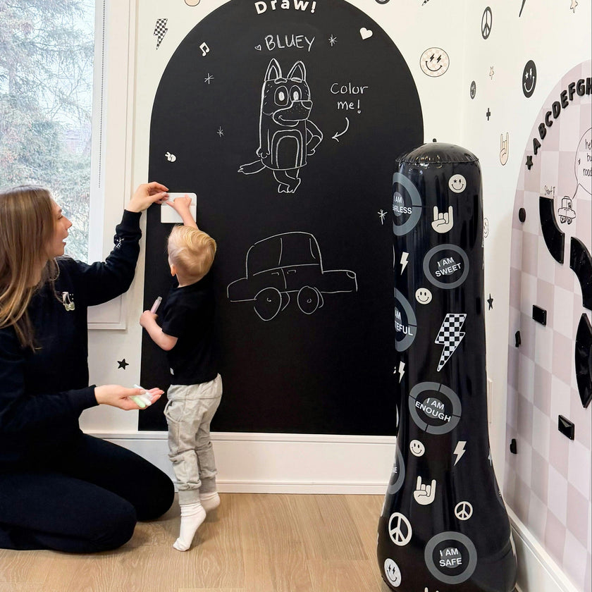 Magic Puncher - Inflatable Punching Bag for Kids with Positive Affirmations
