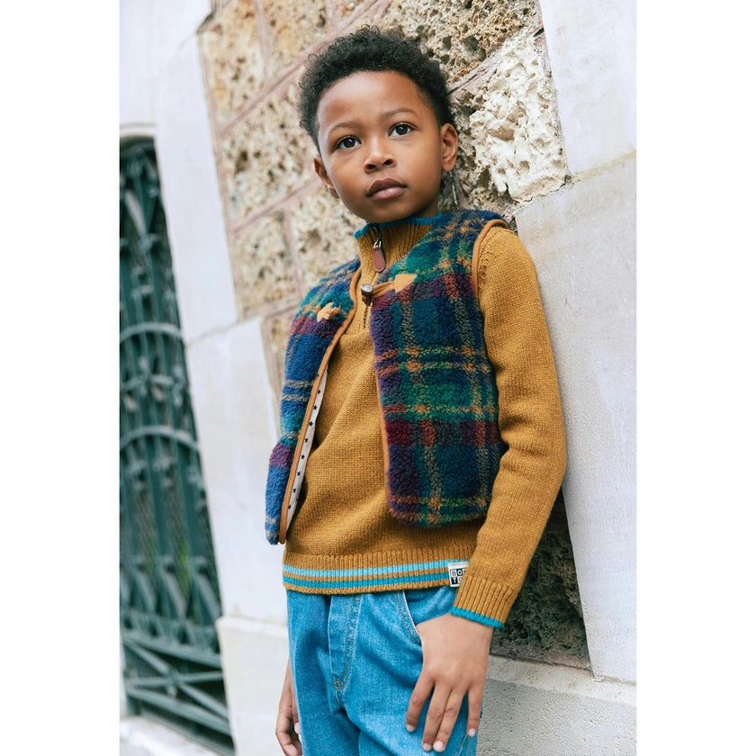 BONTON César Cotton Fleece Layering Vest