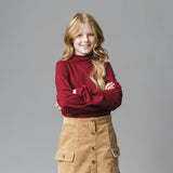 Organic Mock Neck Knit Top