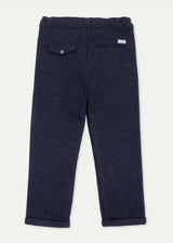 The Navy Flannel Jogger Trousers