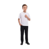 White T-Shirt with Mustache Detail