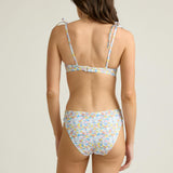women's jasmine blossom mid rise bikini bottom