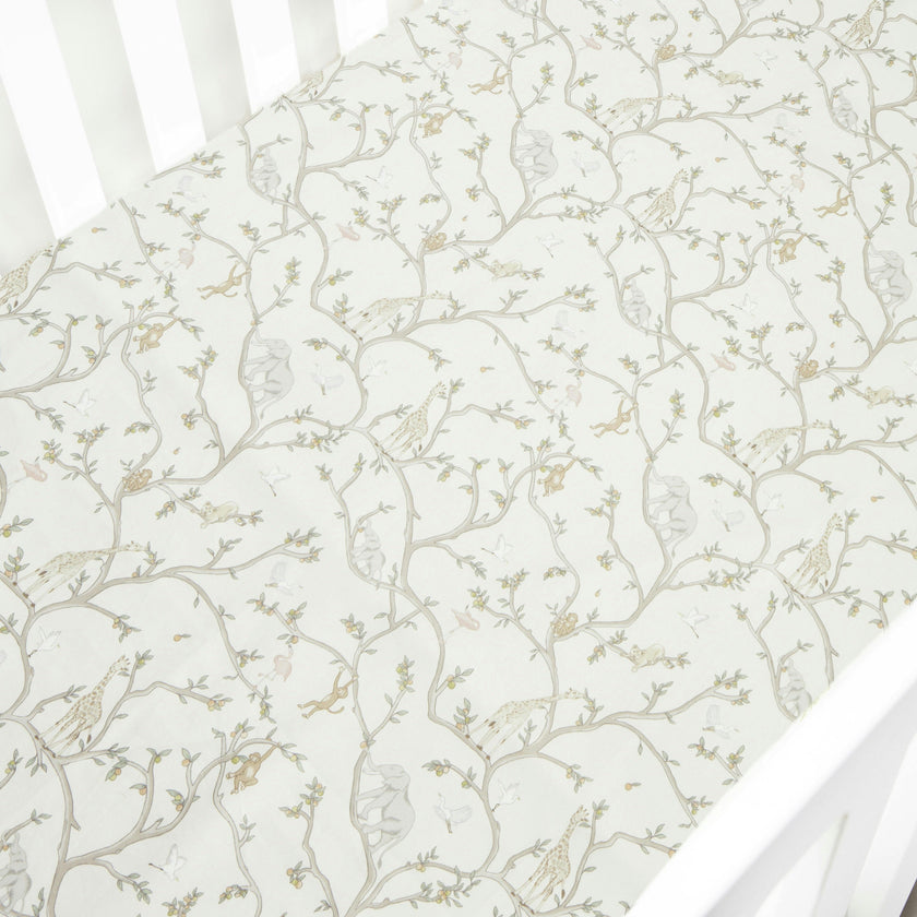Animal Parade Crib Sheet