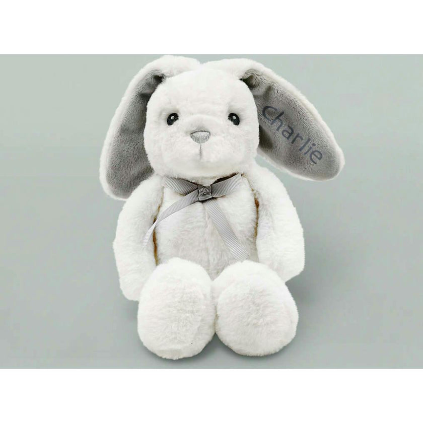 Little Grey Bunny's Personalized Christmas Stocking and Book Set