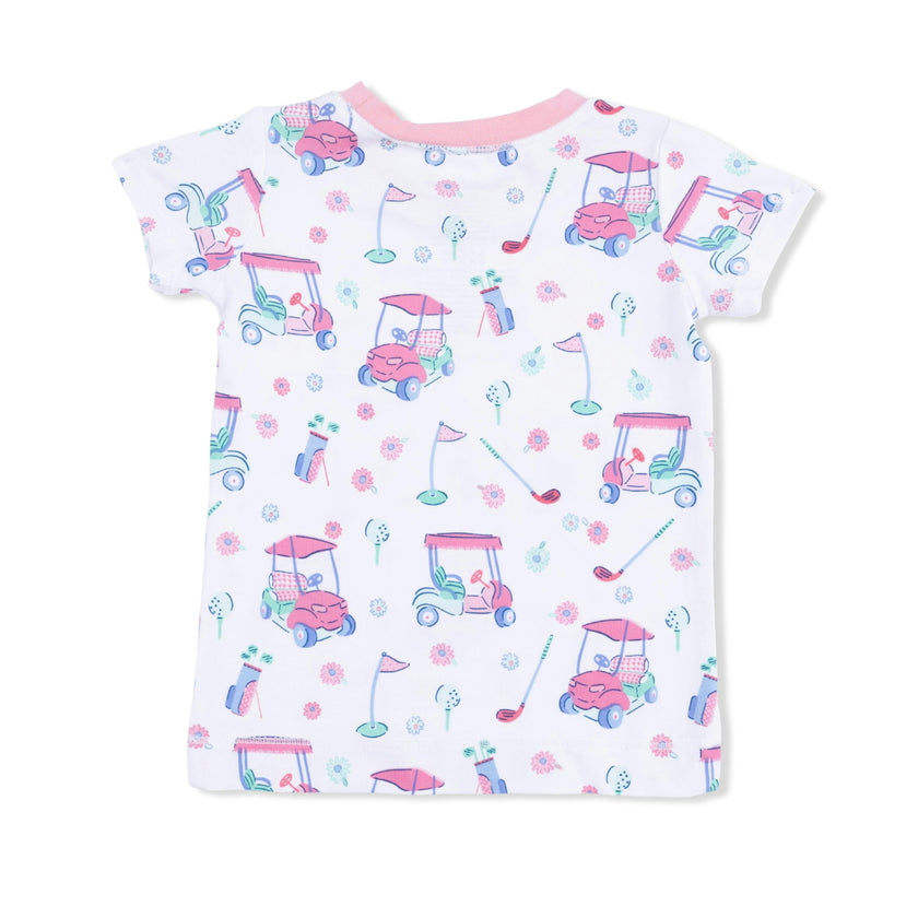 Golf Carts and Flowers - Loungewear Short Set