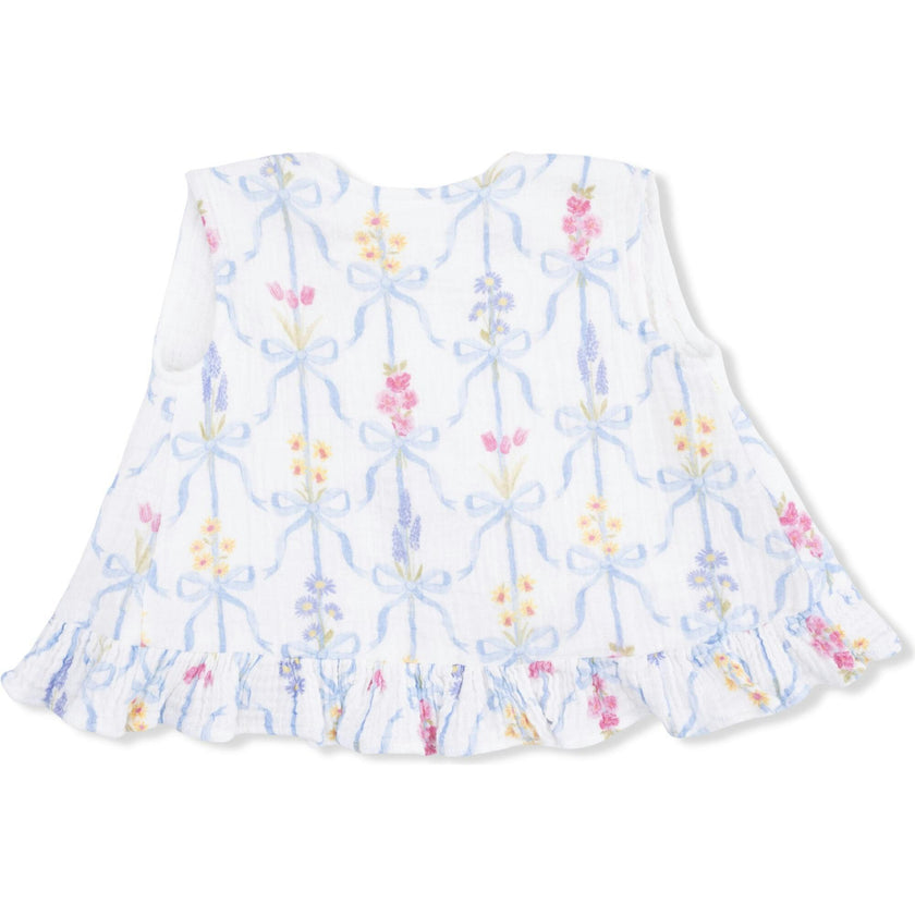 Ribbon Bouquets - Ruffle Back Top and Bloomer