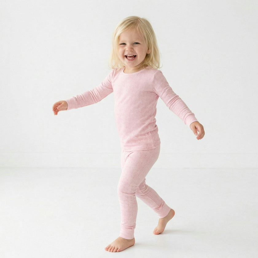 Pink Symphony Bamboo Toddler Pajama Set