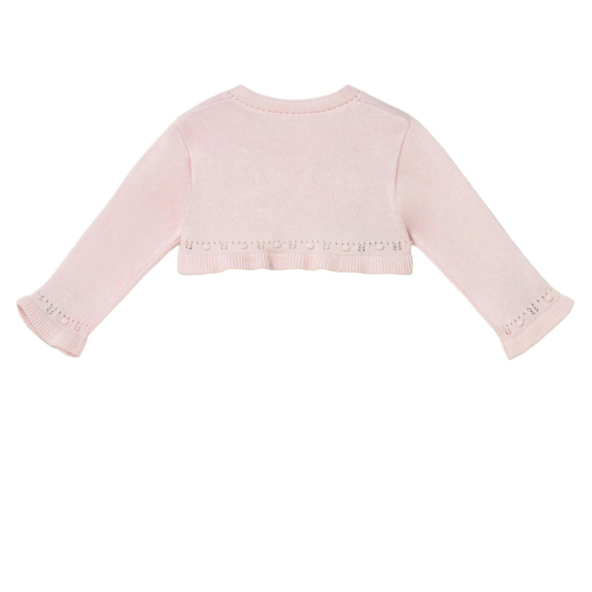 Light Pink Knitted Baby Cardigan