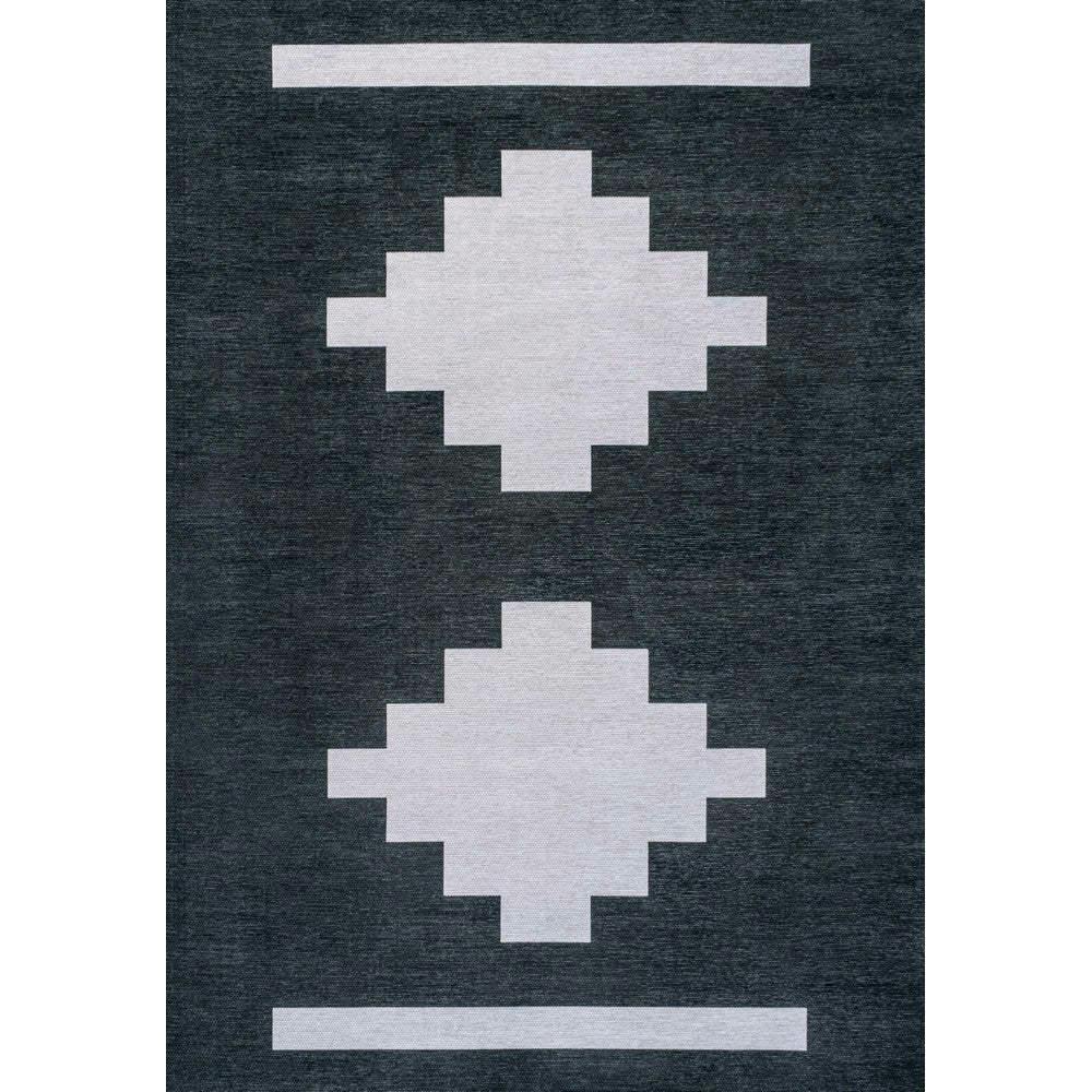 Adriel Geometric Tribal Medallion Machine-washable Area Rug