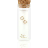 Horseshoe Crystal Stud Earrings
