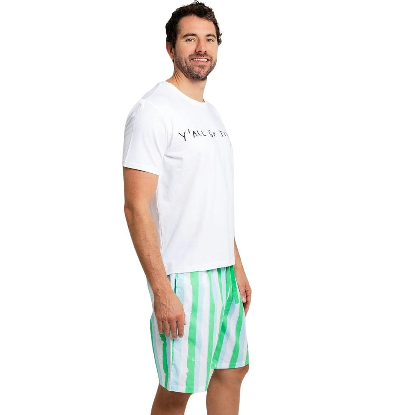Men's Drawbertson Wild Stripes Sleep Shorts