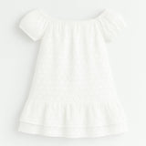 Girl's Eyelet Dress - White