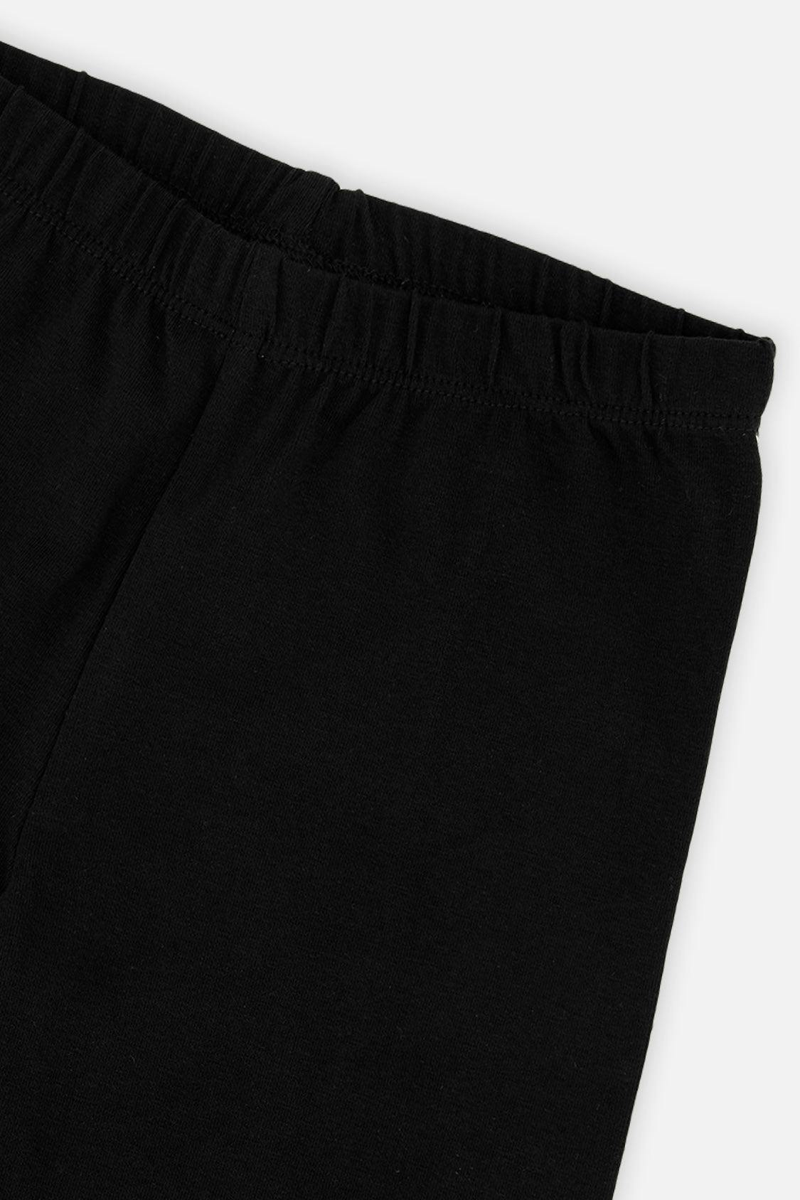 Organic Cotton Leggings Black