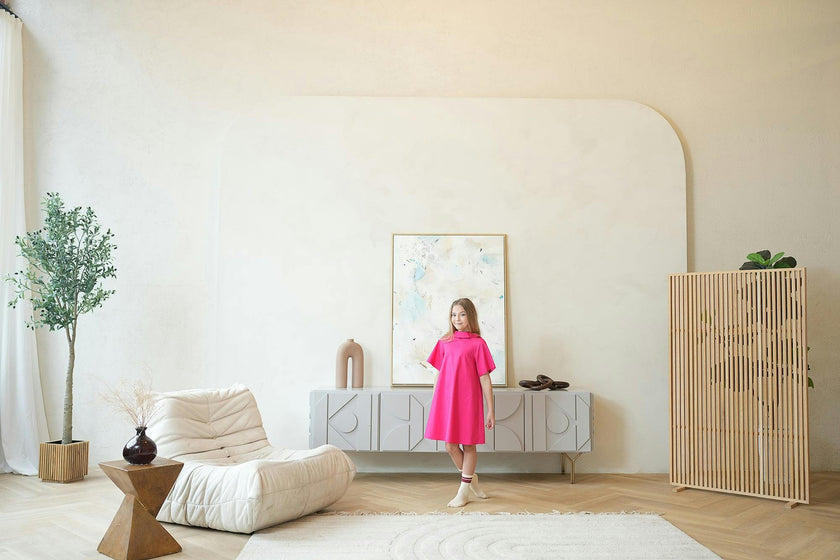 Mae Dress, Pink