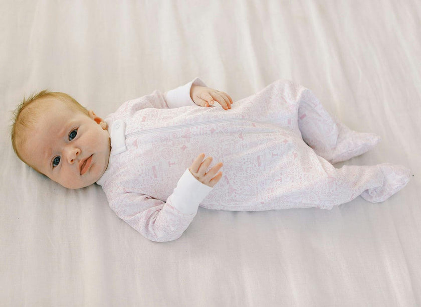 Houston Zip Baby Onesie